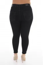 High Waisted Skinny Ankle Length Jean 819-03B(30-36) Anthracite Denim