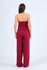 031429 STRAIGHT LEG TROUSERS WITH SIDE POCKETS