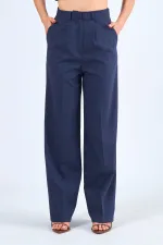 031415 SINGLE PLEATED PALAZZO TROUSERS