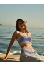 060159 Stoned Mesh Crop Tank Top