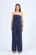 031415 SINGLE PLEATED PALAZZO TROUSERS