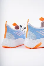 Muggo JETSON Günlük Unisex Çocuk Garantili Bağcıklı Rahat Sneaker Spor Ayakkabı