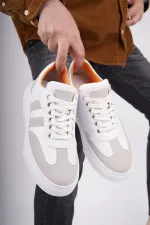 Muggo LOGAN Kalın Taban Bağcıklı Erkek Günlük Sneaker Spor Ayakkabı