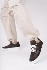 Muggo LOGAN Kalın Taban Bağcıklı Erkek Günlük Sneaker Spor Ayakkabı