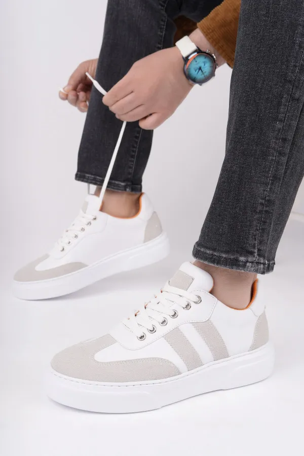 Muggo LOGAN Kalın Taban Bağcıklı Erkek Günlük Sneaker Spor Ayakkabı