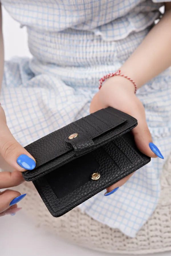 Muggo ARYA Bozuk & Kağıt Para Bölmeli Fermuarlı Kartlık Kadın Cüzdan