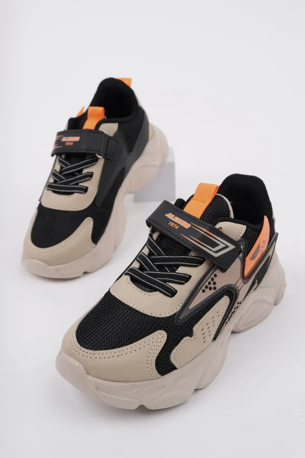 Muggo PANTER Kalın Taban Cırtlı ve Bağcıklı Unisex Çocuk Sneaker Spor Ayakkabı Muggo PANTER Kalın Taban Cırtlı ve Bağcıklı Unisex Çocuk Sneaker Spor Ayakkabı