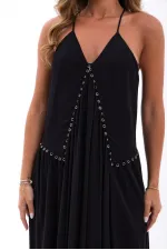 7323 DRESS-BLACK