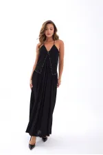 7323 DRESS-BLACK