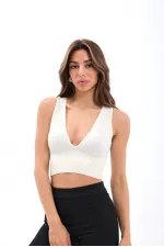 15539 SOUTIEN-GORGE COL V-ÉCRU