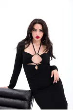 5934 DRESS-BLACK