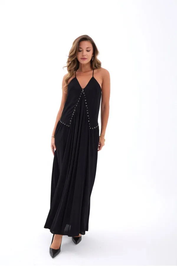 7323 DRESS-BLACK