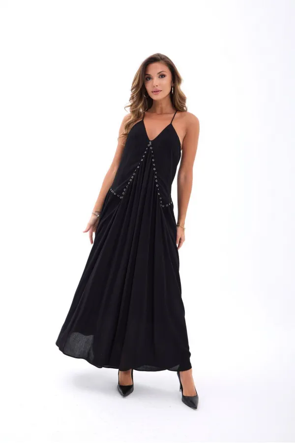 7323 DRESS-BLACK