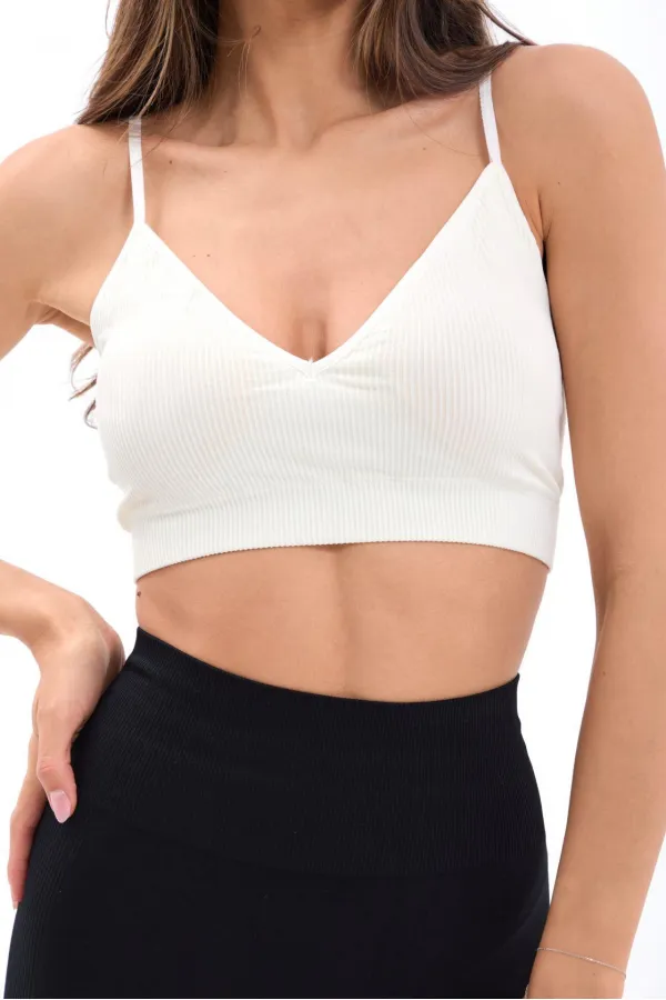 15538 LINED BRA-ECRU