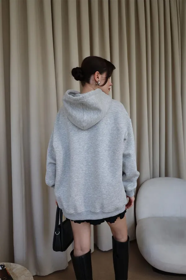 Oversized Hooded Women's Sweatshirt