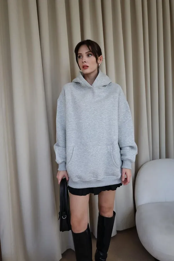 Oversized Hooded Women's Sweatshirt