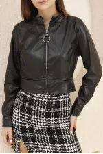 Deri Toptan Mont - Siyah | TOPSHOW | F0443