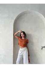 Topshow Tile Organza Top with Süzine Wholesale Blouse