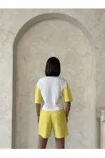 Short à manches longues en gros - Jaune | Topshow