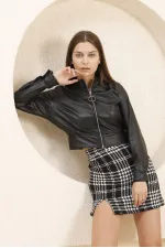 Deri Toptan Mont - Siyah | TOPSHOW | F0443