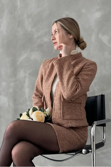 Fermuarlı Kase Toptan Mont - Koyu Kahve | TOPSHOW | F1546 Fermuarlı Kase Toptan Mont - Koyu Kahve | TOPSHOW | F1546