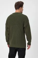 Pull col rond en maille vert pour homme (TRZ050) Pull col rond en maille vert pour homme (TRZ050)