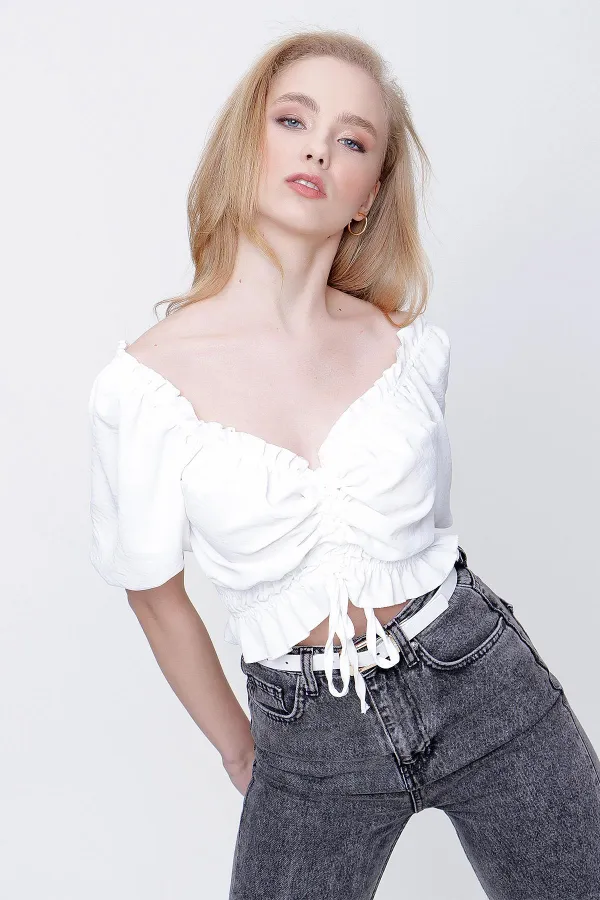 Women's Ecru Ayrobin Bustier
