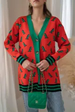 Cardigan à motifs