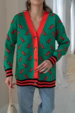 Cardigan à motifs
