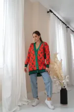 Cardigan à motifs