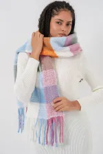 Écharpe-châle épaisse et douce pour femme 15951 - Poudre Écharpe-châle épaisse et douce pour femme 15951 - Poudre