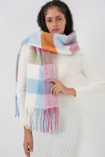 Écharpe-châle épaisse et douce pour femme 15951 - Poudre Écharpe-châle épaisse et douce pour femme 15951 - Poudre