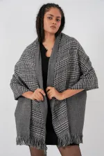 Écharpe-châle épaisse et douce pour femme 15951 - Anthracite Écharpe-châle épaisse et douce pour femme 15951 - Anthracite