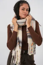 Écharpe-châle épaisse et douce pour femme 15951 - Beige clair Écharpe-châle épaisse et douce pour femme 15951 - Beige clair