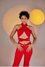 Wrap Top Kırmızı