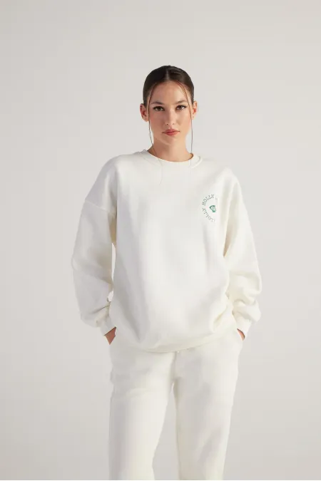 Fine Sweatshirt Ekru