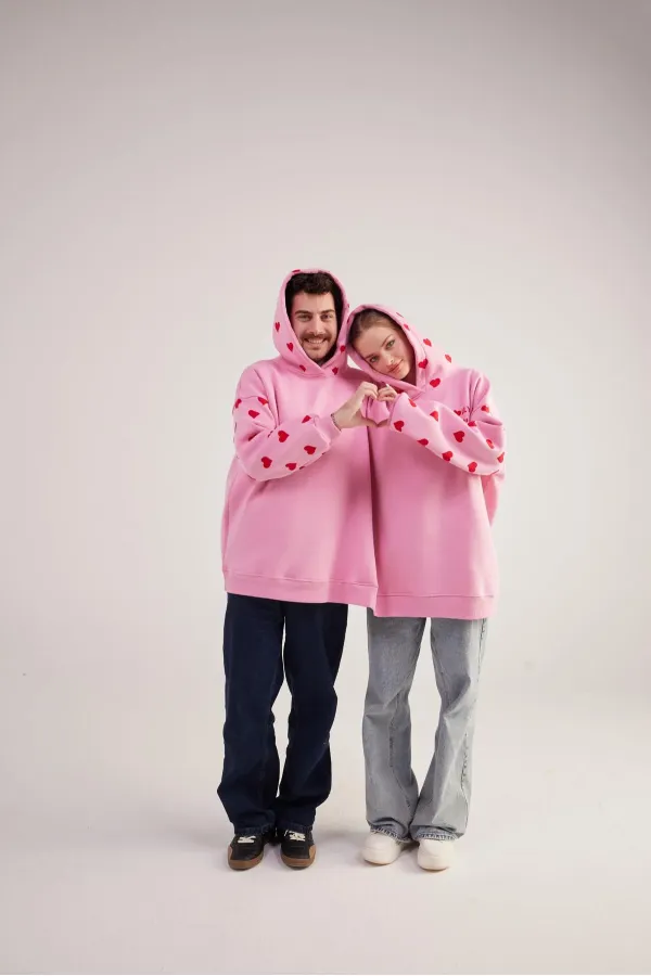 Lovebombing Sweatshirt Pembe
