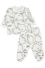 Ensemble pyjama bébé 0-24 mois écru - Paquet