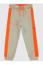 Boys Tracksuit Bottoms 10-13 Years Old Stone Color - Pack Boys Tracksuit Bottoms 10-13 Years Old Stone Color - Pack