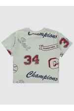 T-shirt garçon 6-9 ans rouge bordeaux - Paquet