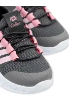 Kız Çocuk Spor Ayakkabı 21-25 Numara Füme-Pembe - Paket