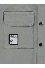 Erkek Çocuk Gömlek 10-13 Yaş Gri - Paket