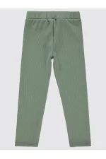 Collants Fille 6-9 Ans Vert - Paquet