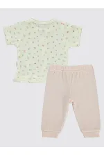 Bebek Pijama Takımı 0-24 Ay Gül Kurusu - Paket