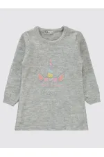 Ensemble gilet et robe fille 2-5 ans gris - Paquet