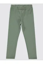 Collants Fille 6-9 Ans Vert - Paquet