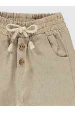 Boy Trousers 2-5 Years Old Stone Color - Pack Boy Trousers 2-5 Years Old Stone Color - Pack