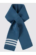 Bebek Atkı Bere Eldiven Setleri 0-24 Ay Mavi - Paket