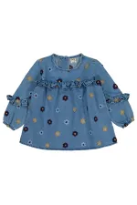 Bebek Gömlek 0-24 Ay Açık Mavi - Paket