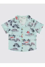 Chemise garçon 2-5 ans Bleu - Paquet